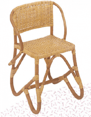 籐製品：籐子供椅子